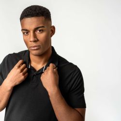 Polo en piqué "TIRMON" - Coton bio & Viscose