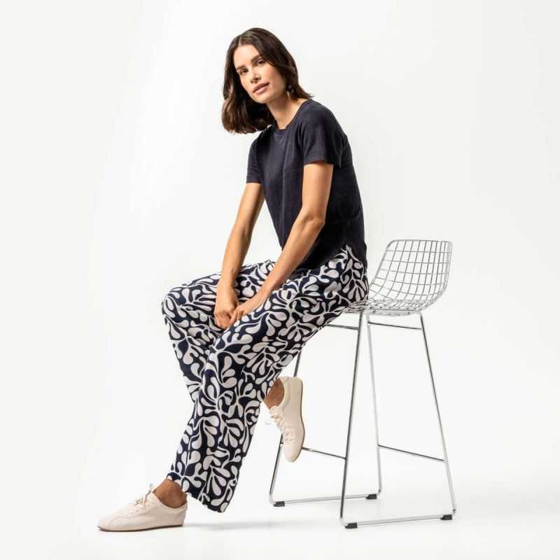 T-shirt "TELSA" manches courtes, 100% lin