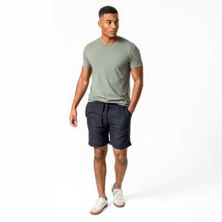 Bermuda "ALFON" léger et respirant - 100% Lin