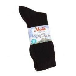 Pack 3 paires de chaussettes - Coton bio