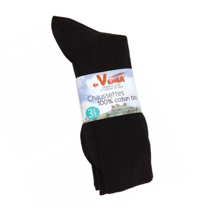 Pack 3 paires de chaussettes - Coton bio
