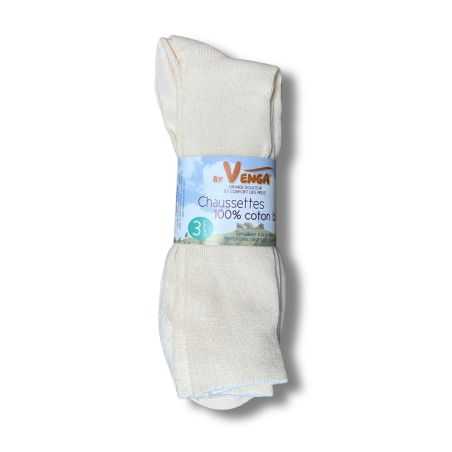 Pack 3 paires de chaussettes - Coton bio