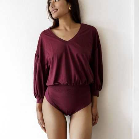 Culotte taille haute "NAM" - Coton bio