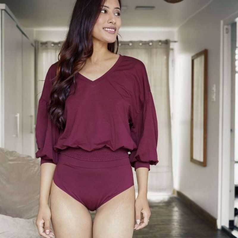 Culotte taille haute "NAM" - Coton bio