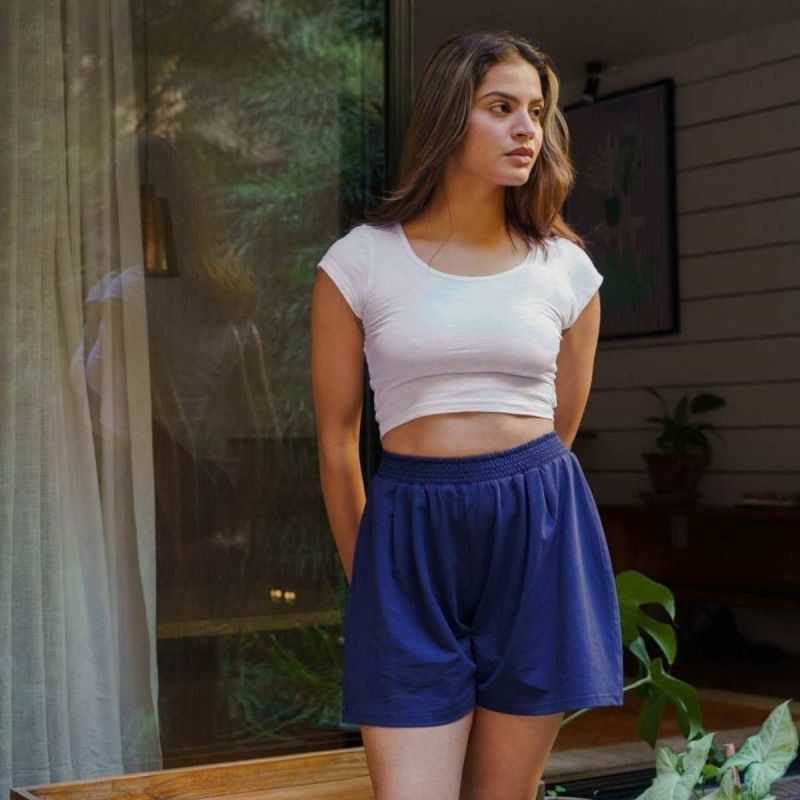 Short fluide "BOOH" en jersey - Coton bio