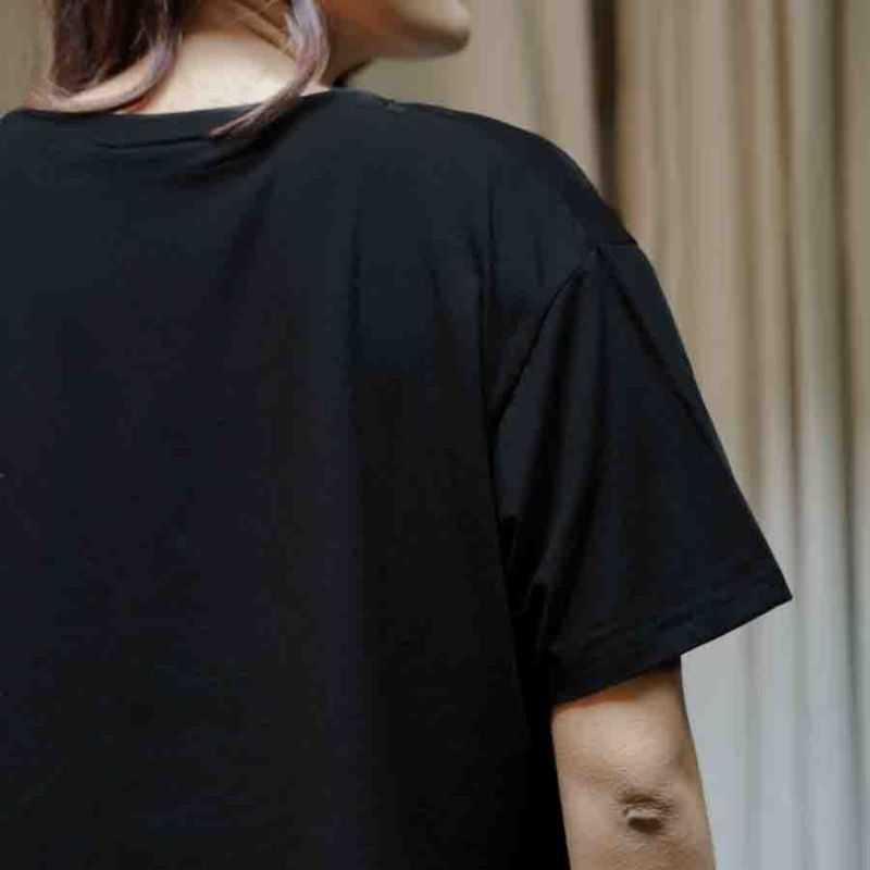 T-shirt boxy "CHAMMA" - Tencel & Coton bio