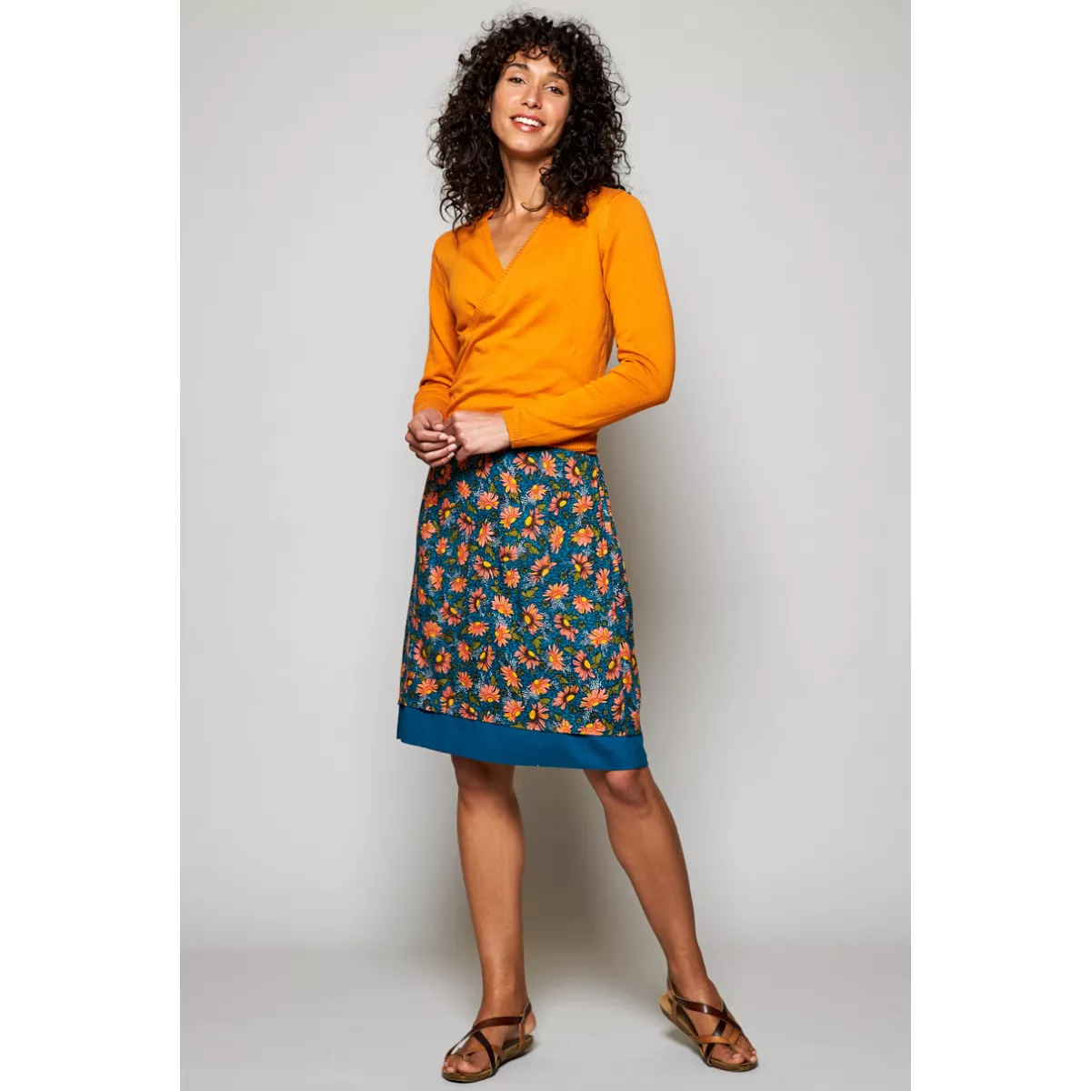 Jupe 2 en 1 réversible Ecovero