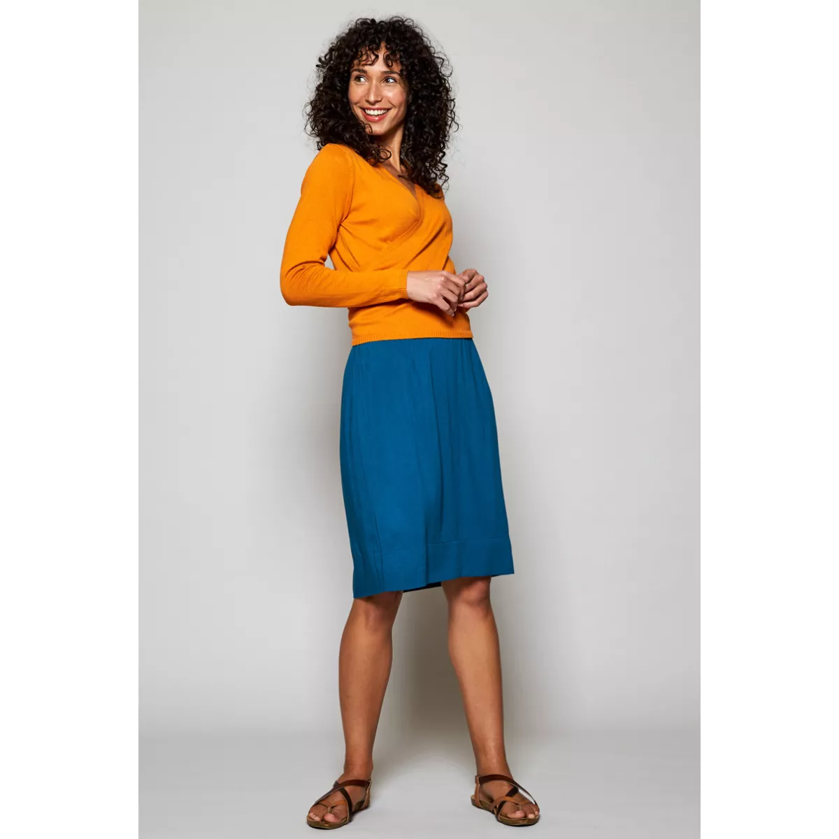 Jupe 2 en 1 réversible Ecovero