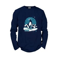 T-shirt manches longues "RANDO", 100% coton bio