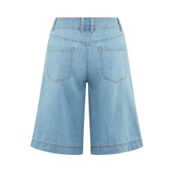 Bermuda en denim coupe 5 poches - Chanvre et Coton bio