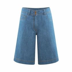 Bermuda en denim coupe 5 poches - Chanvre et Coton bio