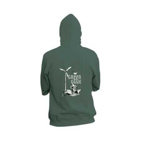 Veste coton bio green geek