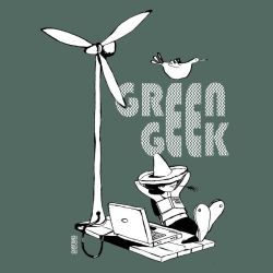 Veste coton bio green geek