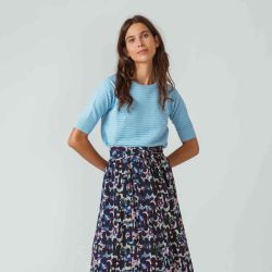 Pull manches 3/4 "MUIKE" - 100% Coton bio GOTS