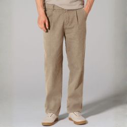 Pantalon coupe droite à pinces - Chanvre et coton bio Pantalon coupe droite à pinces - Chanvre et coton bio