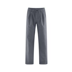 Pantalon coupe droite à pinces - Chanvre et coton bio