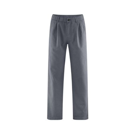 Pantalon coupe droite à pinces - Chanvre et coton bio