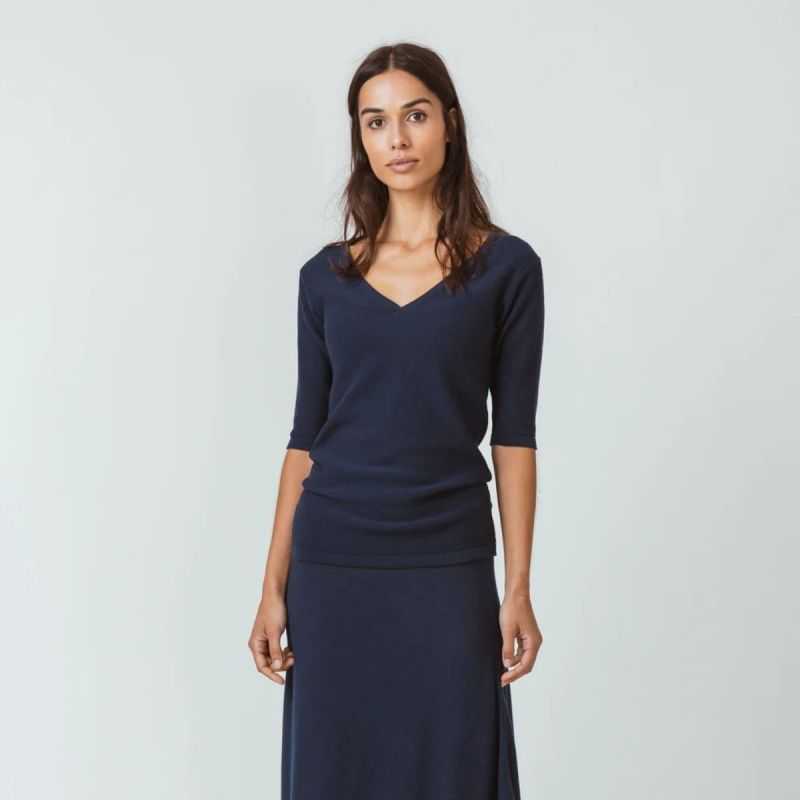 Haut en maille "KENARE" – 100% Coton bio GOTS