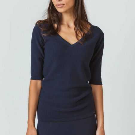 Haut en maille "KENARE" – 100% Coton bio GOTS