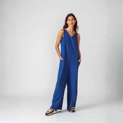 Robe longue "NIRE" sans manches - Coton bio et EcoVero™