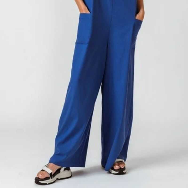 Robe combinaison "NIRE" sans manches - Coton bio et EcoVero™