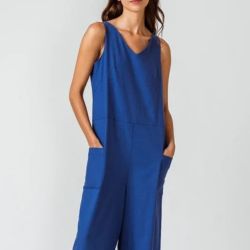 Robe combinaison "NIRE" sans manches - Coton bio et EcoVero™