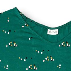 Haut col à manches chauve-souris - Coton bio GOTS