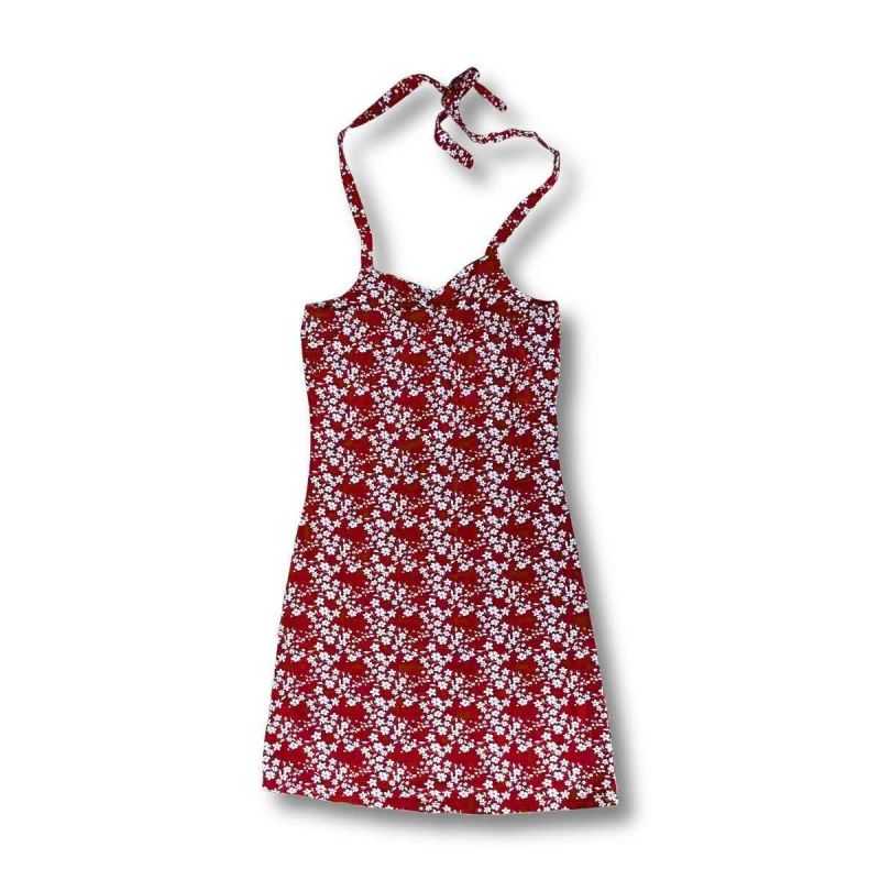 Robe à imprimé fleuri - Chanvre et coton bio