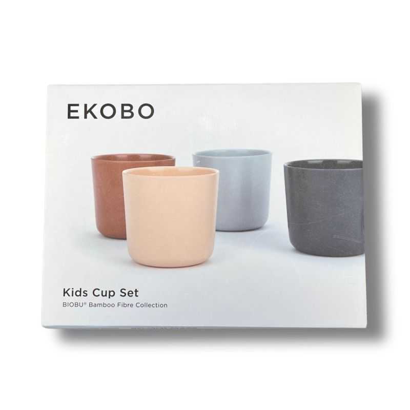 Set de 4 gobelets - Fibre de bambou Set de 4 gobelets - Fibre de bambou