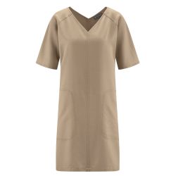 Robe fluide col V - Lyocell de chanvre