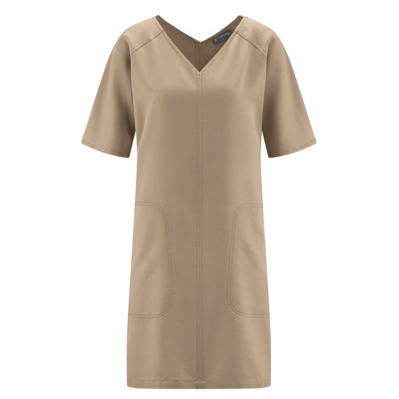 Robe fluide col V - Lyocell de chanvre