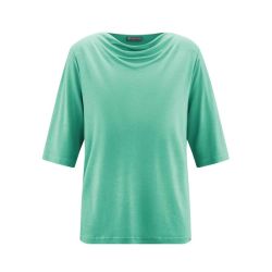 Haut à col bénitier en lyocell de chanvre