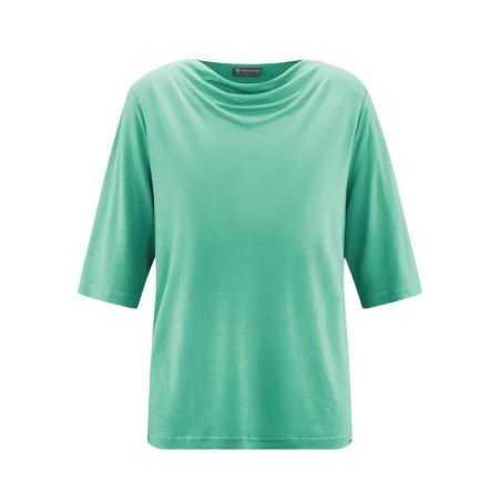 Haut à col bénitier en lyocell de chanvre