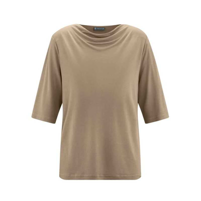 Haut à col bénitier - Lyocell de chanvre