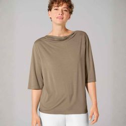 Haut à col bénitier - Lyocell de chanvre