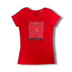 T-shirt femme "LA VACHE C'EST PLEIN" - 100% Coton bio