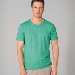 T-shirt à ourlet roulé - Chanvre et coton bio