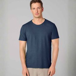 T-shirt à ourlet roulé - Chanvre et coton bio