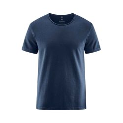 T-shirt à ourlet roulé - Chanvre et coton bio