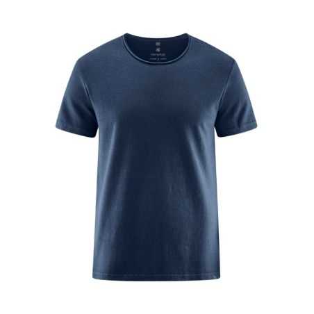 T-shirt à ourlet roulé - Chanvre et coton bio