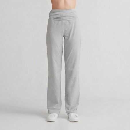 Pantalon jogging à taille repliable - Coton bio