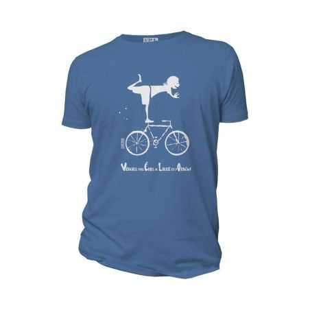 T-shirt "VÉLO" manches courtes, 100% coton bio