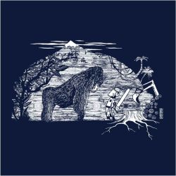 T-shirt "GARE AU GORILLE" manches courtes, 100% coton bio