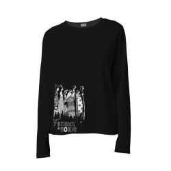 T-shirt "FEMMES DU MONDE" col rond, coupe féminine, 100% coton bio