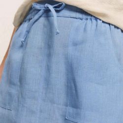 Jupe courte "AAMY" - 100% Lin