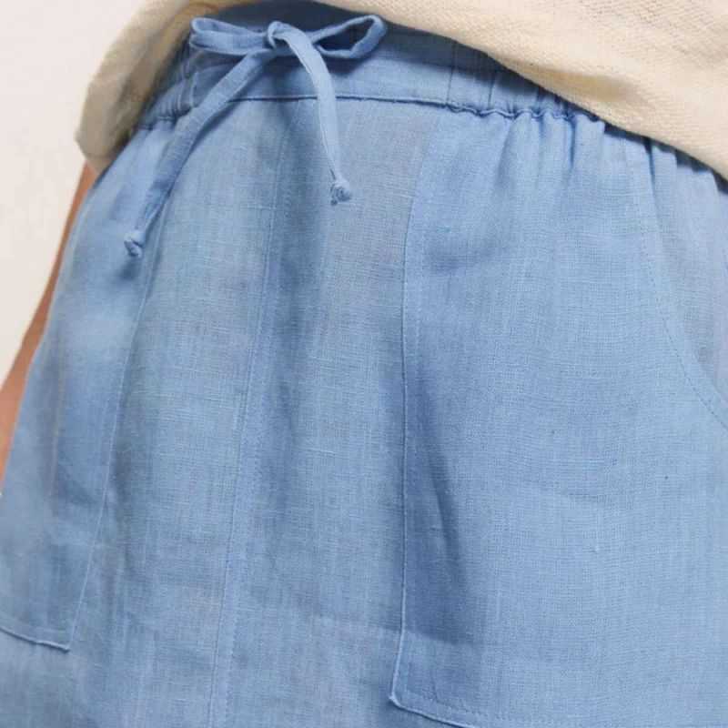 Jupe courte "AAMY" - 100% Lin