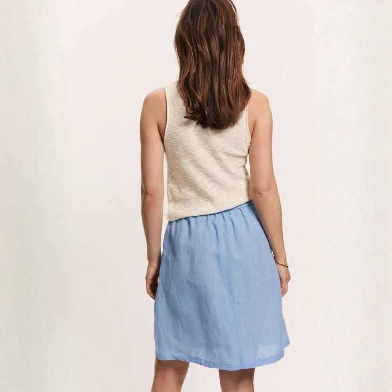 Jupe courte "AAMY" - 100% Lin