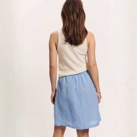 Jupe courte "AAMY" - 100% Lin