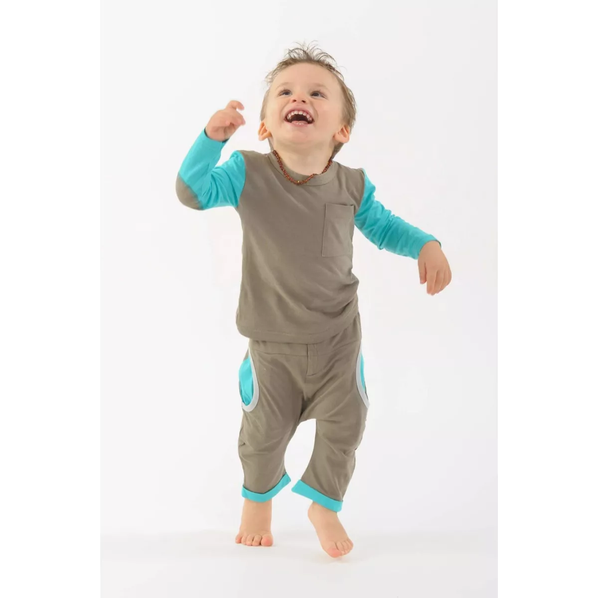 Pantalon sarouel kid kaki