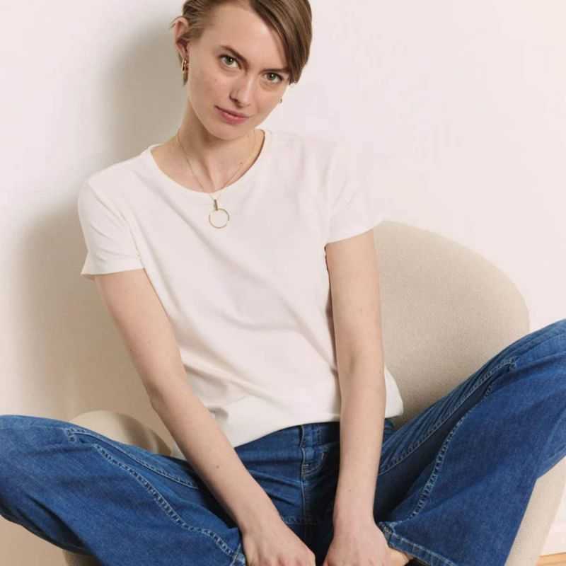 T-shirt uni "MANAA" en jersey - Modal TENCEL™